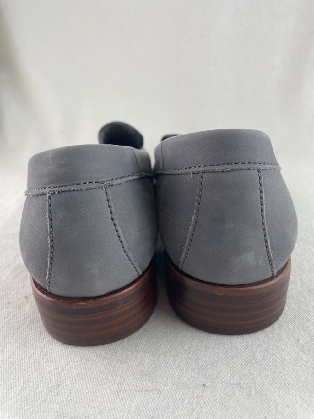 Aerosoles Gray Nubuck Slip-On Loafers Size 8.5 - Picture 8 of 12